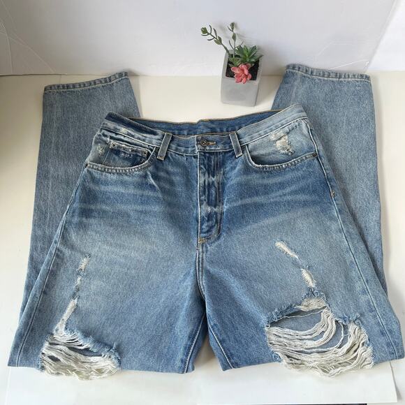 Carmar Distressed Boyfriend Womens Jeans Size 29 D462287 Los Angeles High Rise - Picture 12 of 13